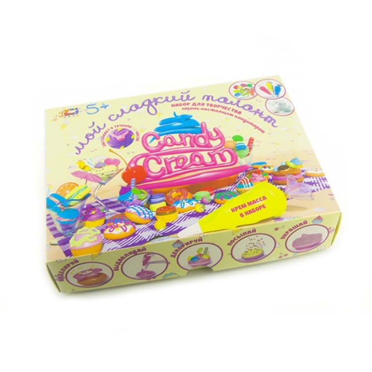 Набор лёгкого прыгающего пластилина «Candy crem»  — картинка 2