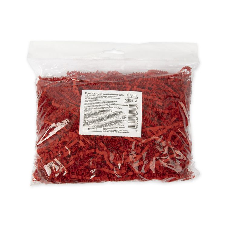 Бумажный наполнитель, цвет: кораллово-красный, 50 г, Stilerra — картинка 2