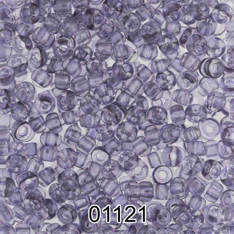 Бисер Чехия круглый 5 10/0, 2,3 мм, 500 г, цвет: 01121 светло-фиолетовый