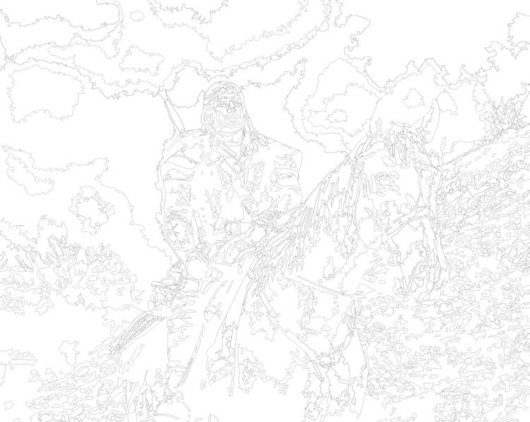 Картина по номерам «Ведьмак: Геральт из Ривии 4» — картинка 3