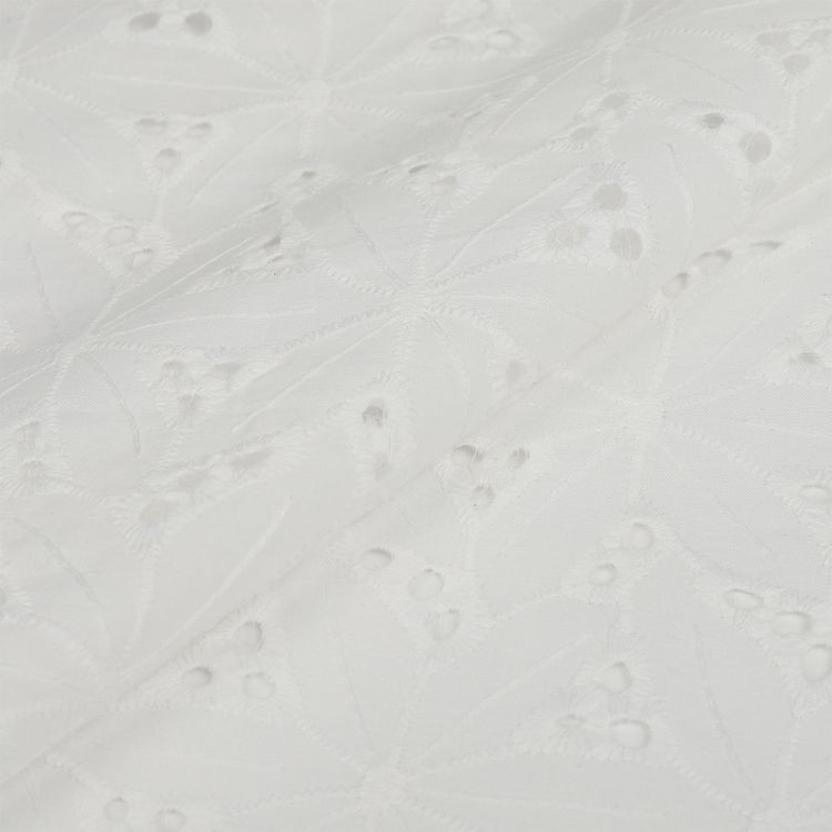 Ткань шитье, 10 м x 150 см, 100 г/м², цвет: белый, TBY — картинка 4