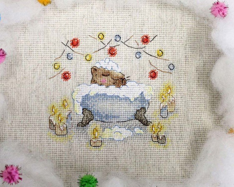 Набор для вышивания «И пусть весь мир подождет» — картинка 3