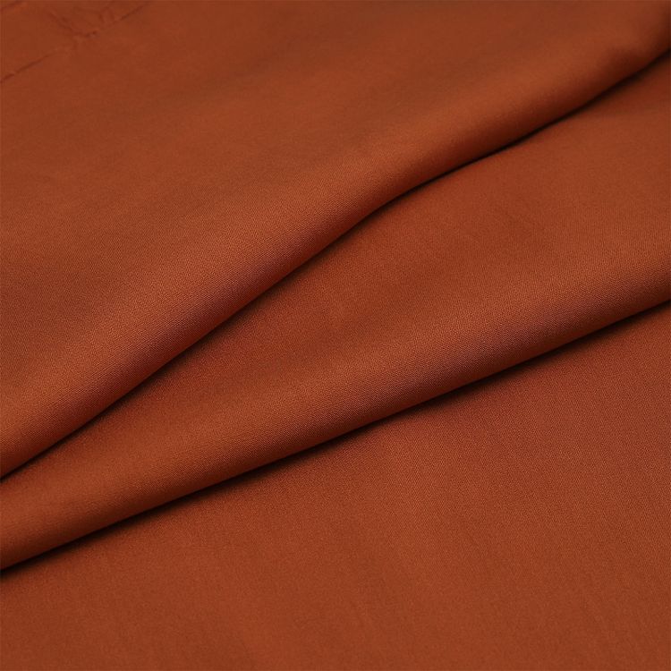 Ткань Штапель, матовая, 5 м, ширина 145 см, 110 г/м2, цвет: 34 кирпичный, TBY — картинка 2