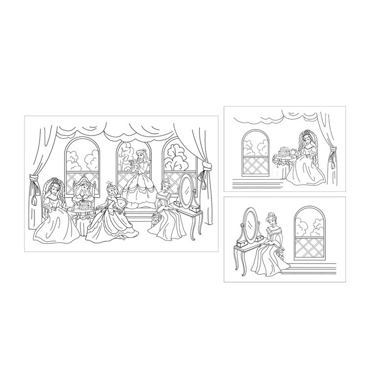 Набор для творчества с карандашами «Принцесса» — картинка 2