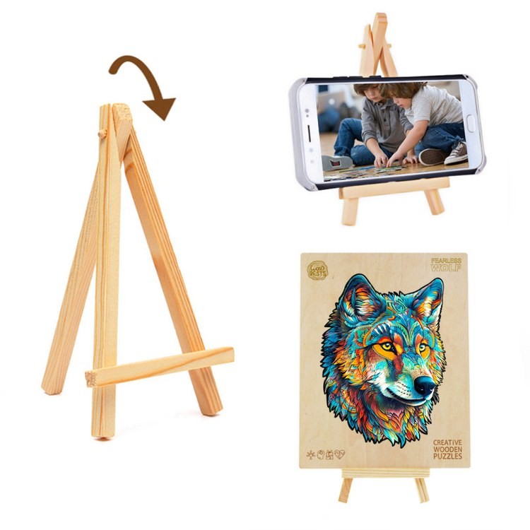 Деревянные пазлы «Бесстрашный Волк M», Woodbests — картинка 6