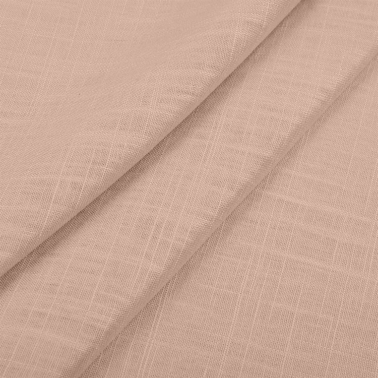 Ткань льняная, 190 г/м², 5 м x 140 см, цвет: пудра розовая, TBY — картинка 2