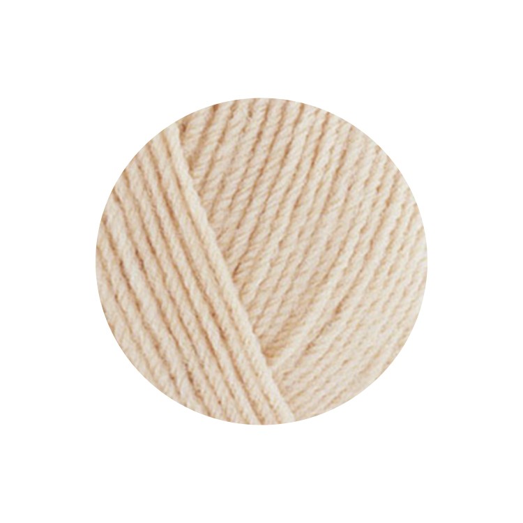 Пряжа ALIZE Happy kids (Хеппи кидс) (743), слоновая кость, 5 шт. по 100 г — картинка 2