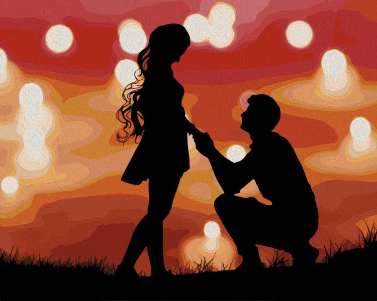 Картина по номерам «Красивое свидание»