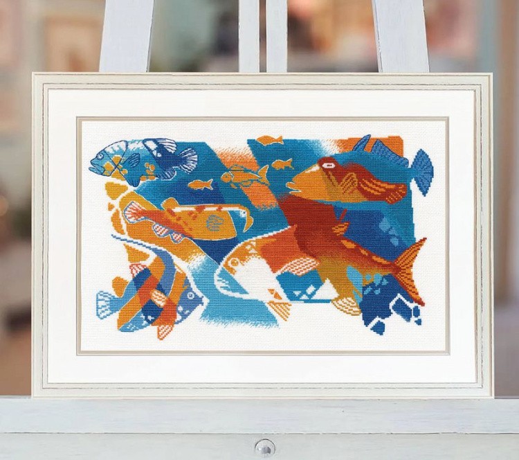 Набор для вышивания «Синее-синее красное море» — картинка 2