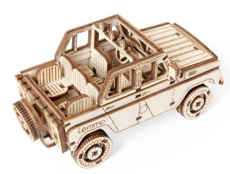 Деревянный конструктор «Внедорожник Алькор-М», Lemmo — картинка 4
