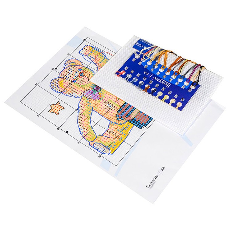 Набор для вышивания «Медвежонок-фокусник» — картинка 2