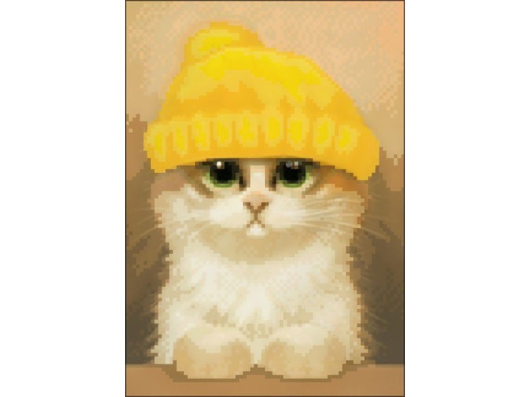 Алмазная вышивка «Милый котик» — картинка 2