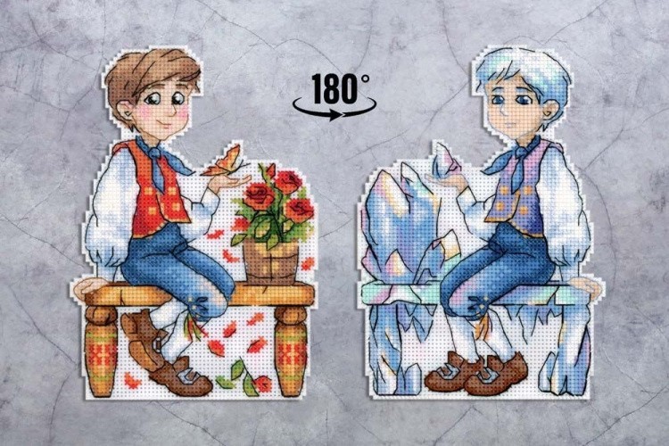 Набор для вышивания «Мальчик с холодным сердцем» — картинка 4