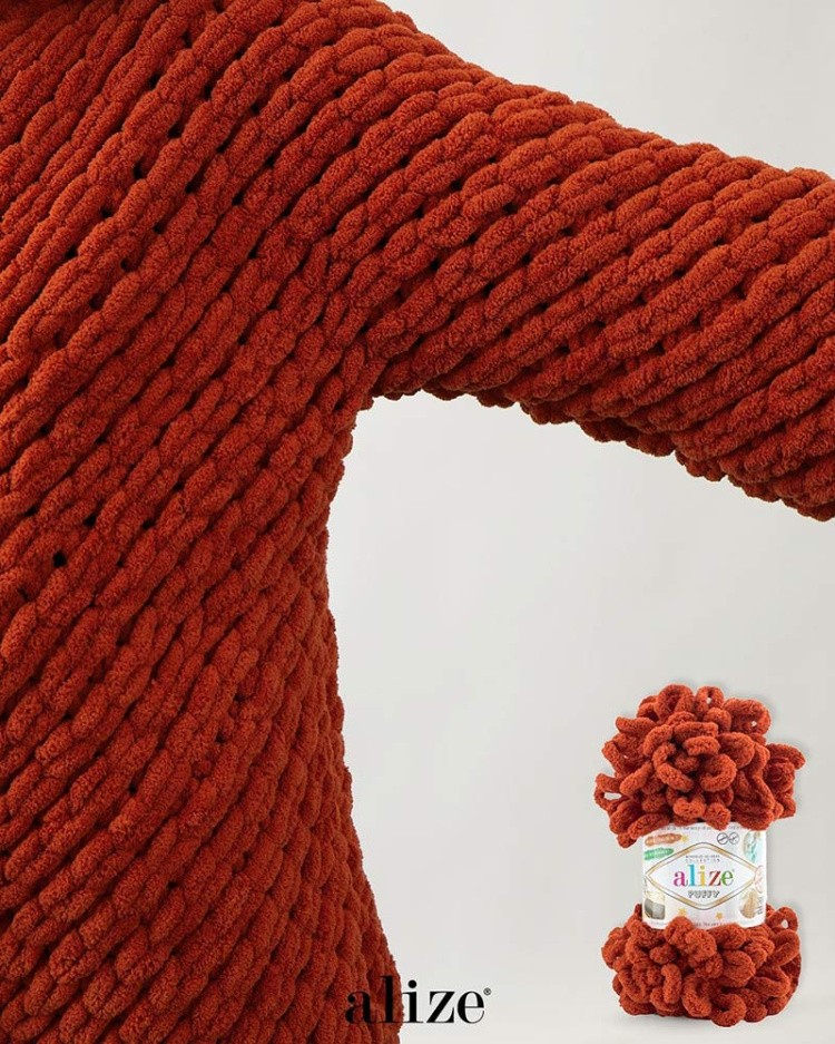 Пряжа ALIZE Puffy (262), беж, 5 шт. по 100 г — картинка 4