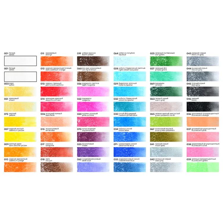 Пастель сухая художественная «Старый Мастер», 48 цв., базовые цв., квадратное сечение, Gamma — картинка 3
