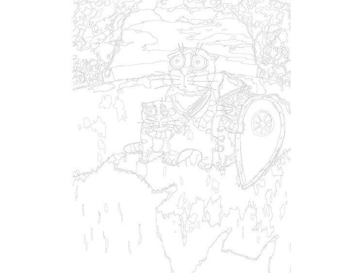 Картина по номерам «Деревянная сабелька» — картинка 3