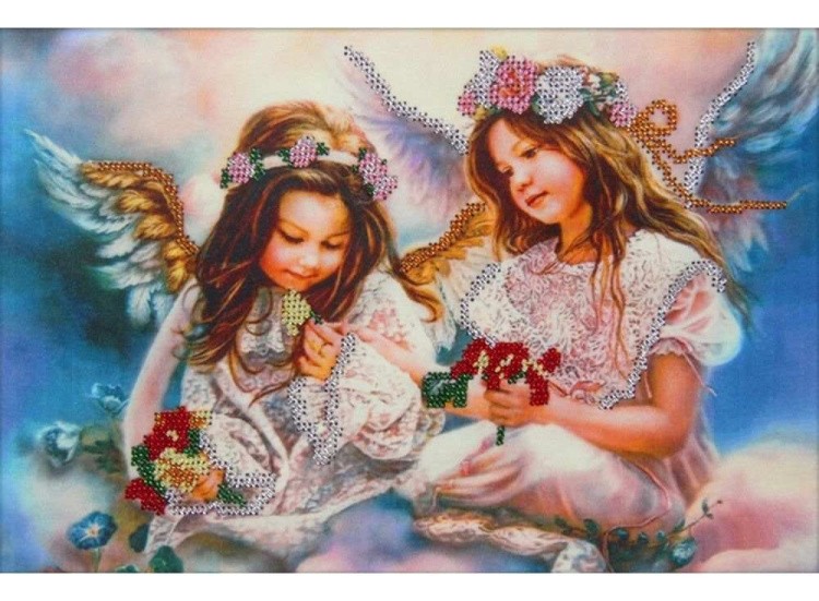 Набор вышивки бисером «Два ангела»