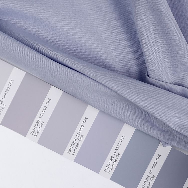 Ткань Поплин стрейч, 5 м x 150 см, 125 г/м², цвет: сиреневый, TBY — картинка 4