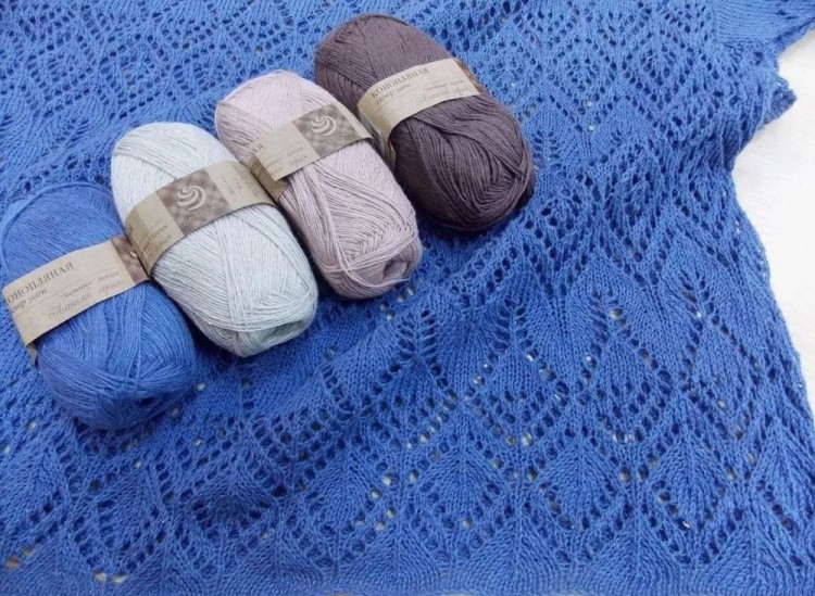 Пряжа Пехорка Конопляная (178), светло-сиреневый, 5 шт. по 50 г — картинка 3