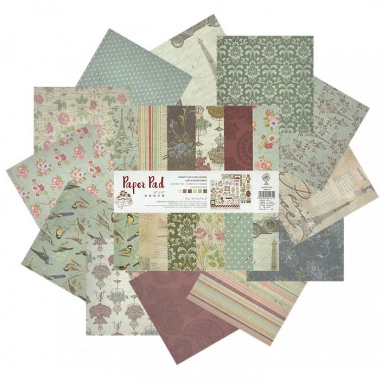 Набор бумаги для скрапбукинга «Модерн» 30,5x30,5 см — картинка 2