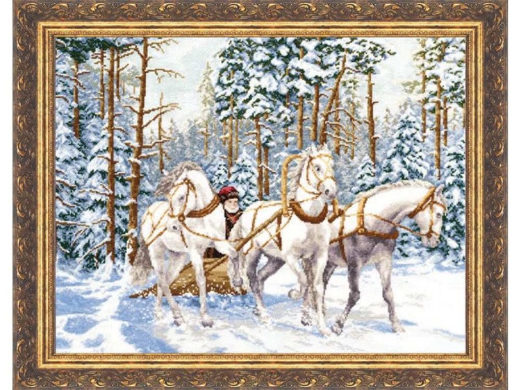 Набор для вышивания «Русская тройка» — картинка 2