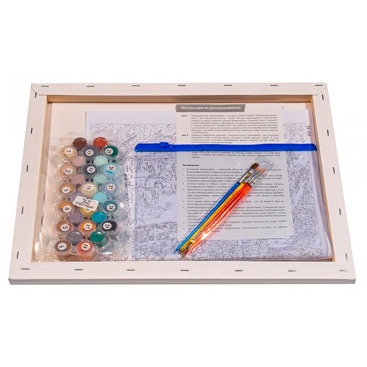 Картина по номерам «В царстве теней и неоновых огней» — картинка 3