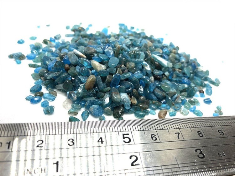 Натуральный камень Апатит лазурный, 100г — картинка 3