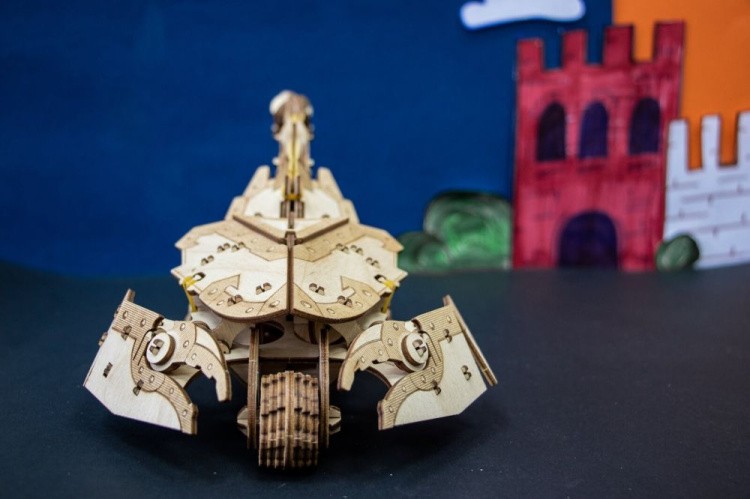 Конструктор из дерева «Катапульта SCORPIO», UNIWOOD — картинка 7