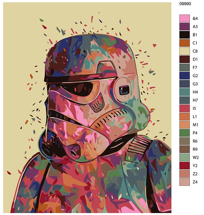 Картина по номерам «Штурмовик» — картинка 2