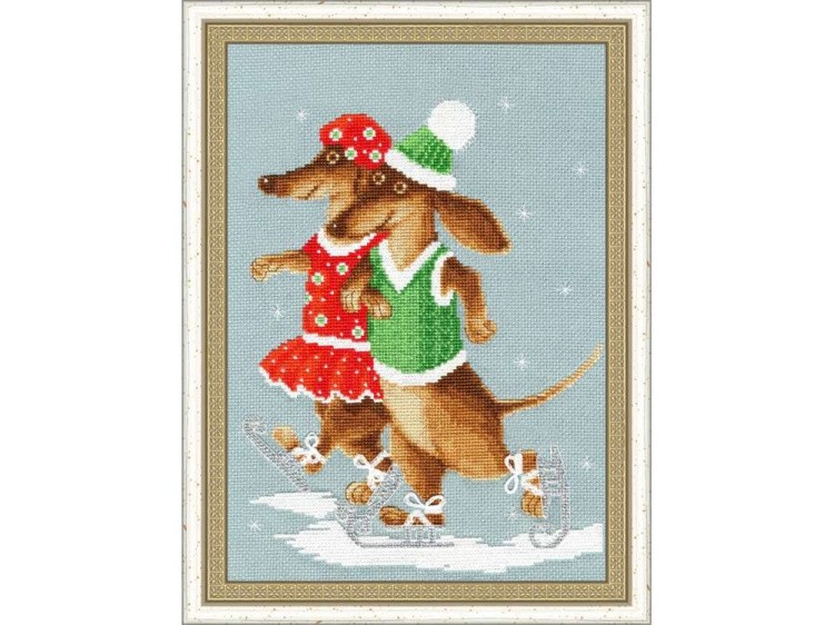 Набор для вышивания «Собачий вальс» — картинка 2