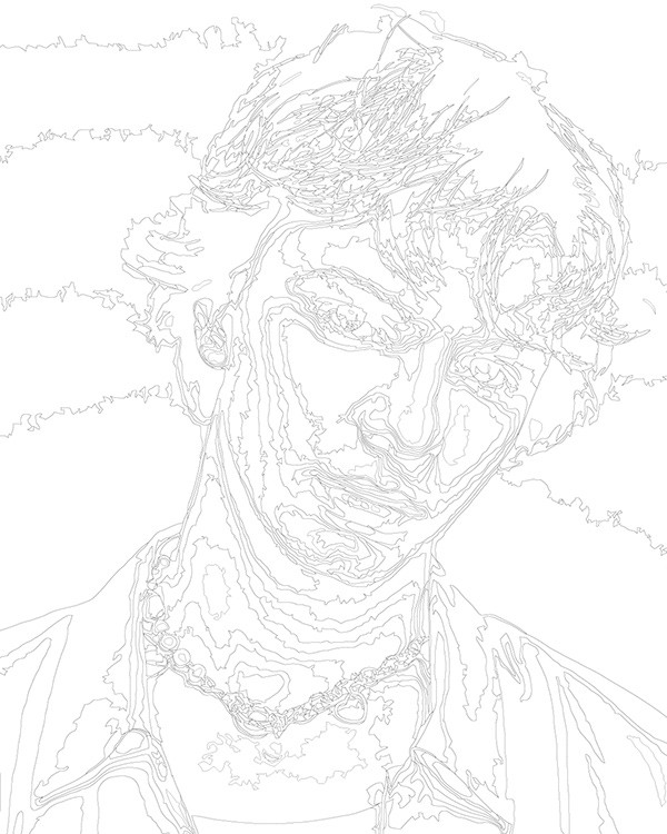 Картина по номерам «Mayot Майот Моет: рэпер Артем Никитин» — картинка 3