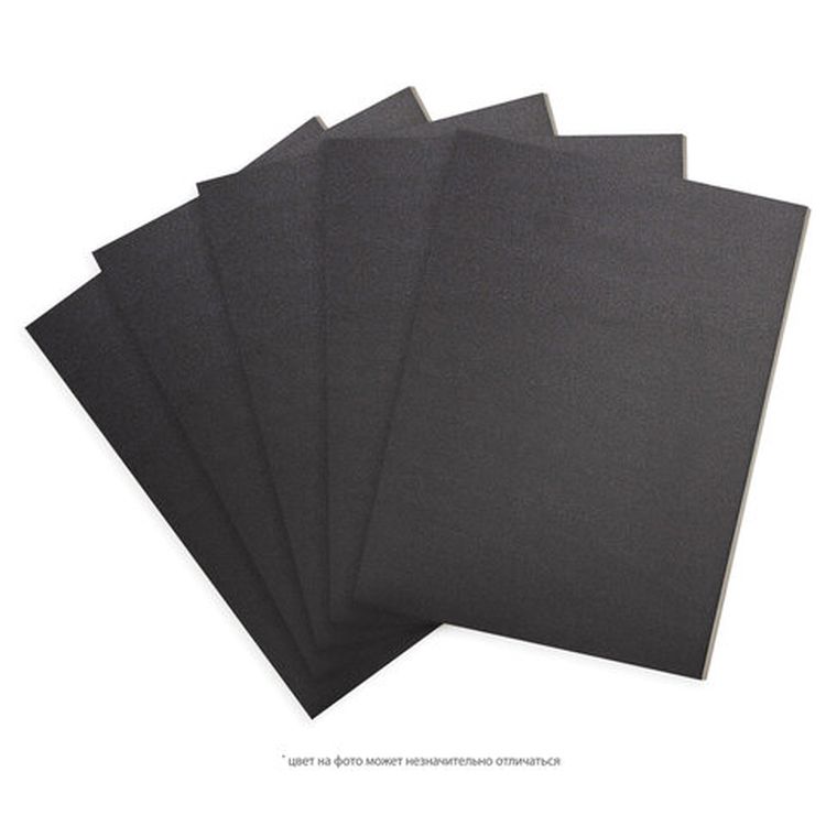 Пенокартон матовый, 30х40 см, толщина 5 мм, черный, комплект 5 листов, BRAUBERG — картинка 3