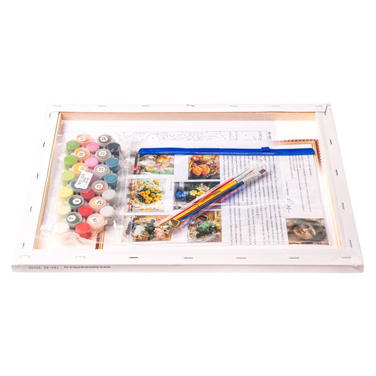 Картина по номерам «Вечер. Букет на окне» — картинка 3