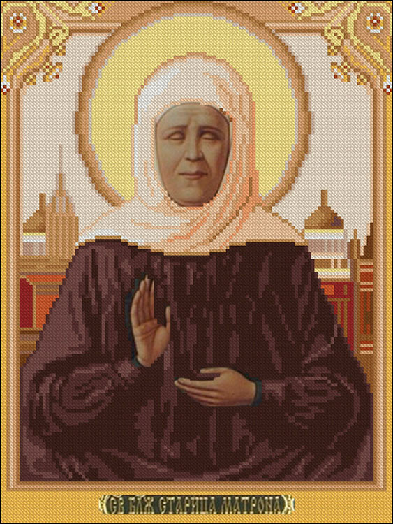 Алмазная вышивка «Матрона Московская» — картинка 2