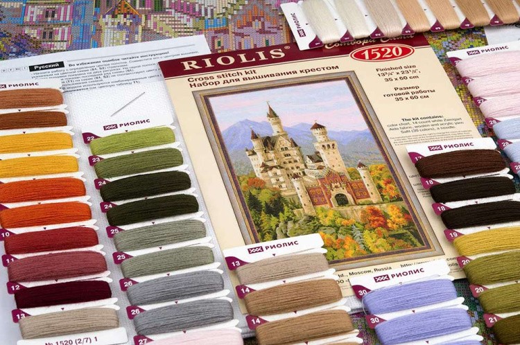 Набор для вышивания «Нойшванштайн» — картинка 6