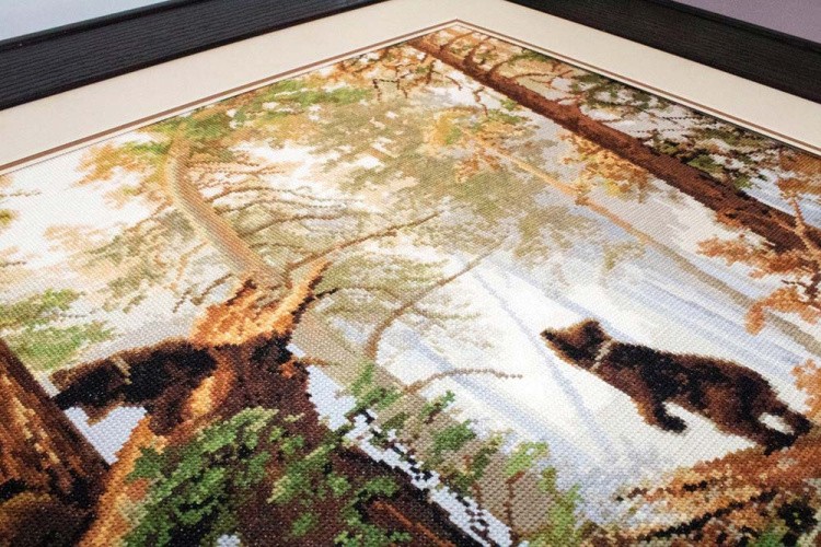 Набор для вышивания «Утро в сосновом лесу» — картинка 3