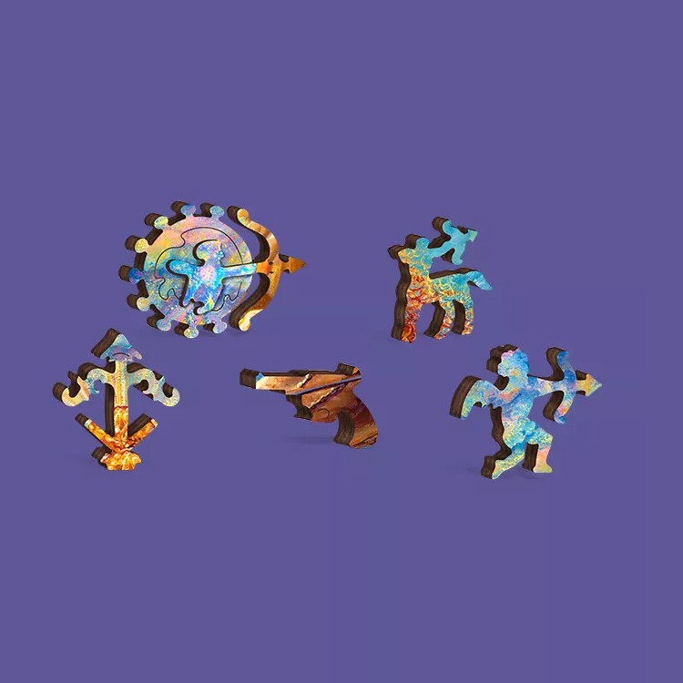 Деревянные пазлы DAVICI «Знак зодиака. Стрелец» — картинка 4