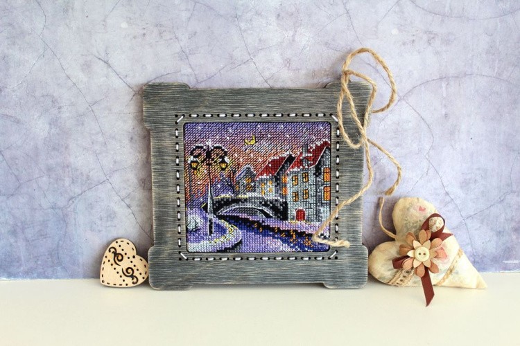 Набор для вышивания «Зимний город» — картинка 3