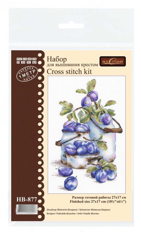 Набор для вышивания «Садовые сливы» — картинка 3