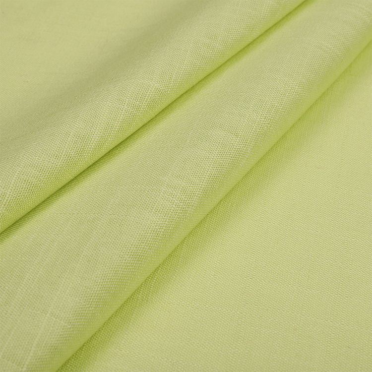 Ткань льняная, 1 м x 140 см, 190 г/м², цвет: лимон, TBY — картинка 3