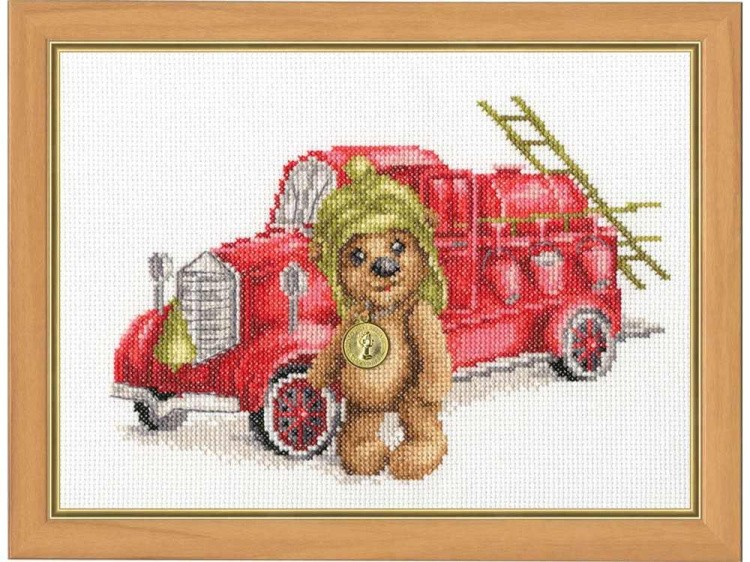 Набор для вышивания «Плюшевый пожарный» — картинка 2