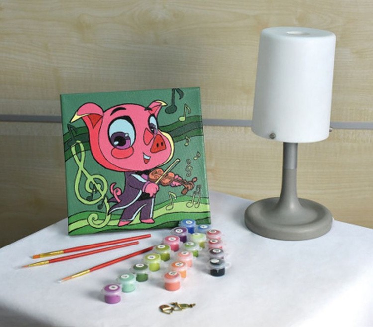 Картина по номерам «Поросенок-скрипач» — картинка 2