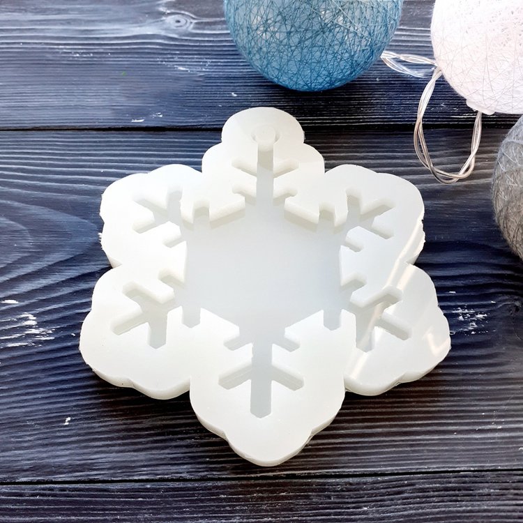 Снежинка, модель №19 - Силиконовый молд MyMold — картинка 4
