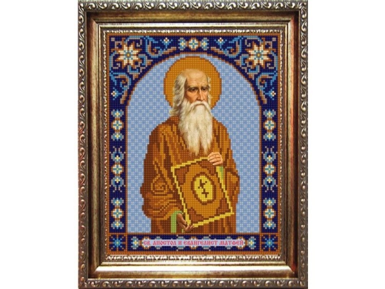 Рисунок на ткани «Св.Матфей»