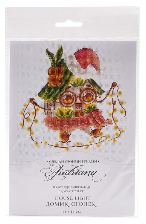Набор для вышивания «Домик. Огонёк» — картинка 3