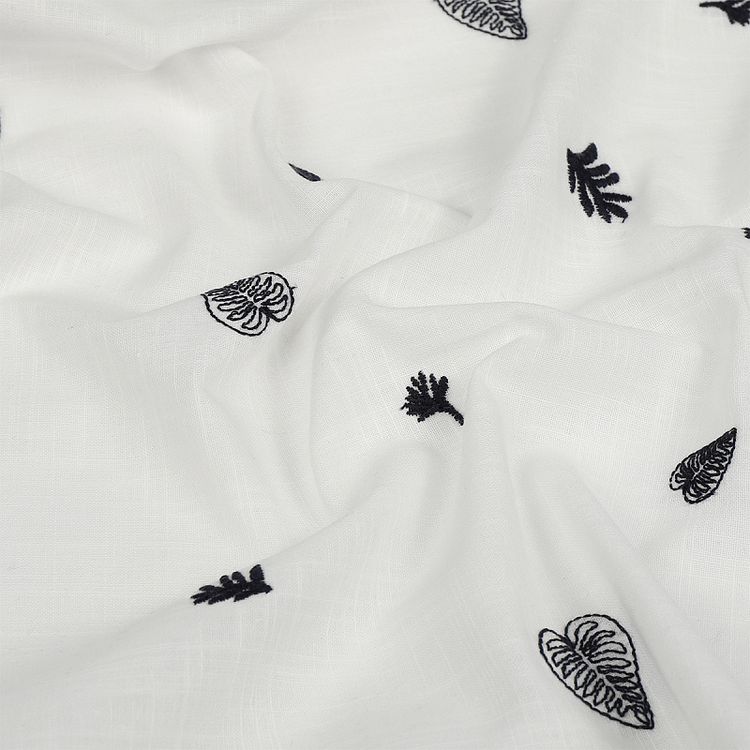 Ткань Шитье, 3 м x 150 см, 100 г/м², цвет: белый, принт, TBY — картинка 2