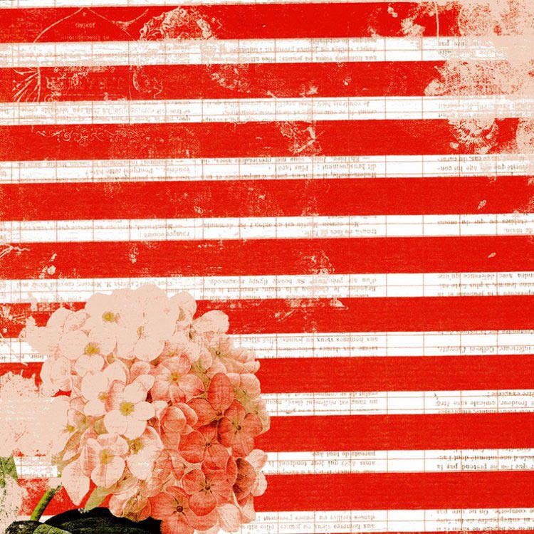 Набор бумаги «Яркие цветы» — картинка 15