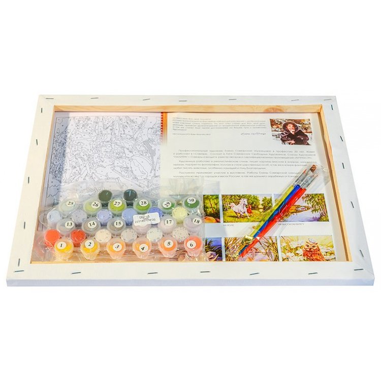 Картина по номерам «Нимфея озерная» Елены Самарской — картинка 3