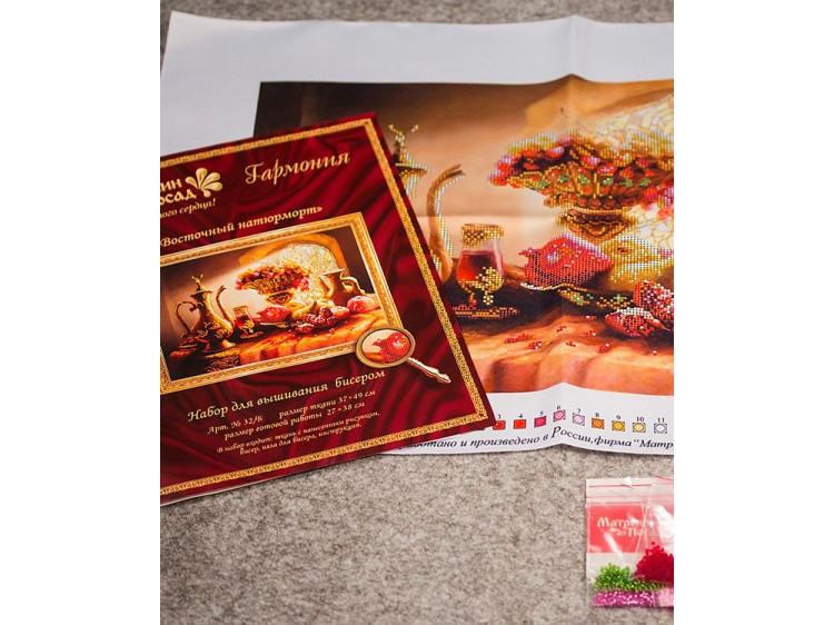 Набор вышивки бисером «Восточный натюрморт» — картинка 2