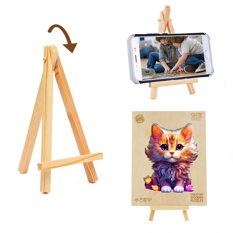 Деревянные пазлы «Фэнтези кэт L», Woodbests — картинка 7